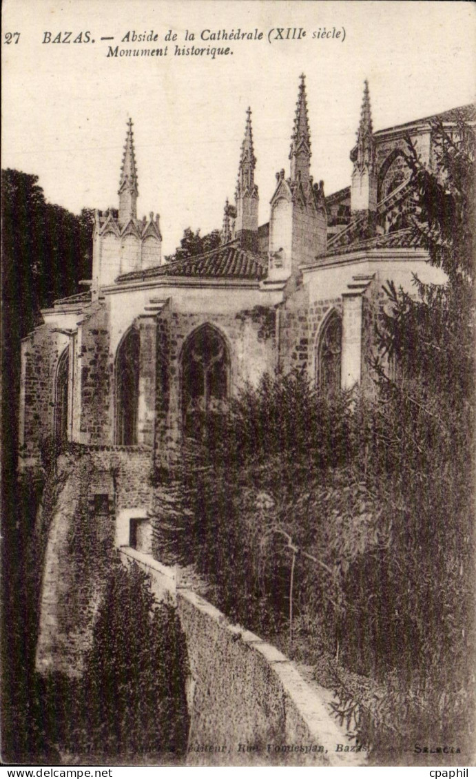 Bazas cPA Abside de la cathedrale Monument historique