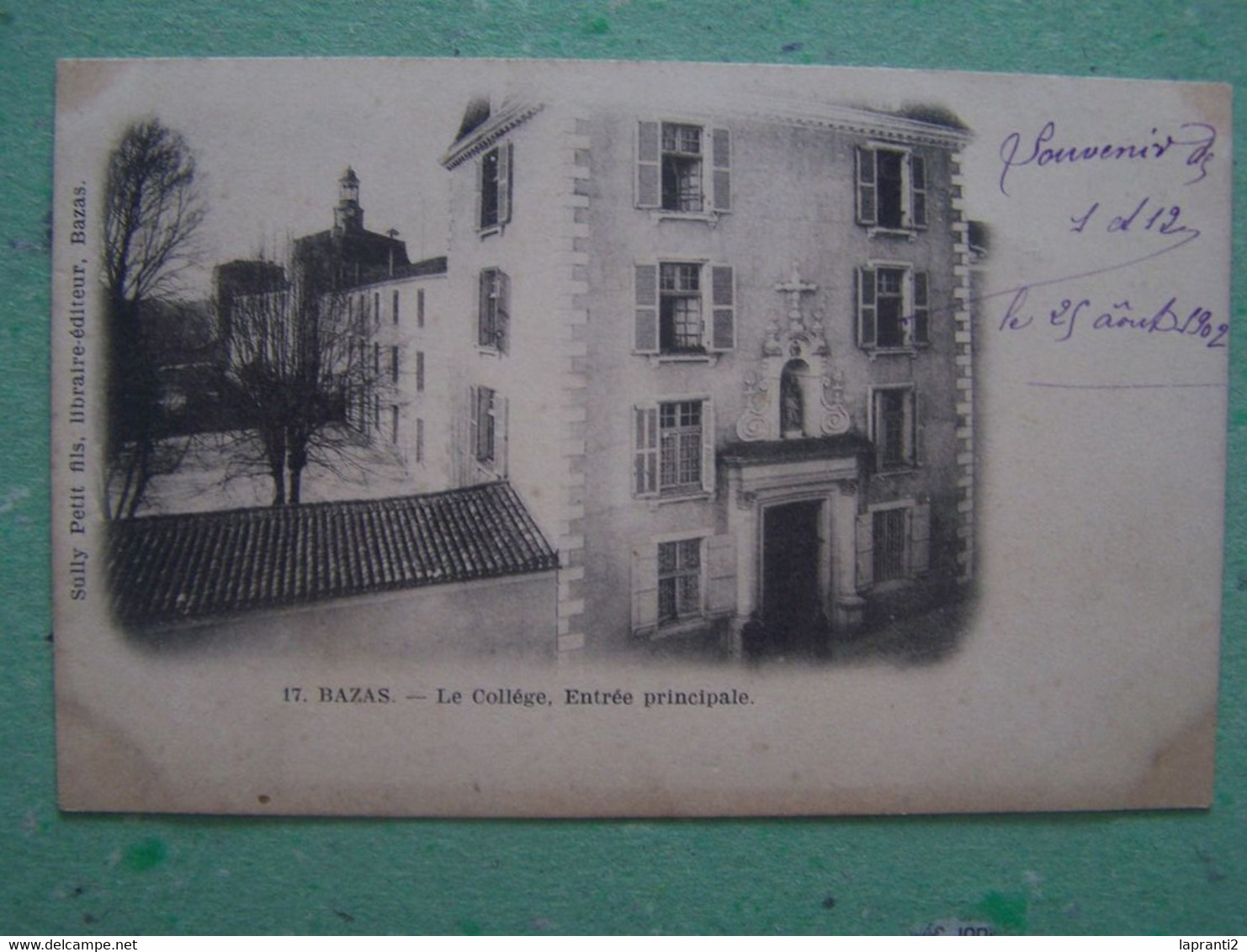 BAZAS. GIRONDE. LES ECOLES. LE COLLEGE. ENTREE PRINCIPALE.