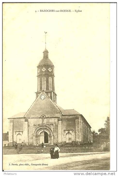 BAZOCHES-SUR-HOENE  -  Eglise