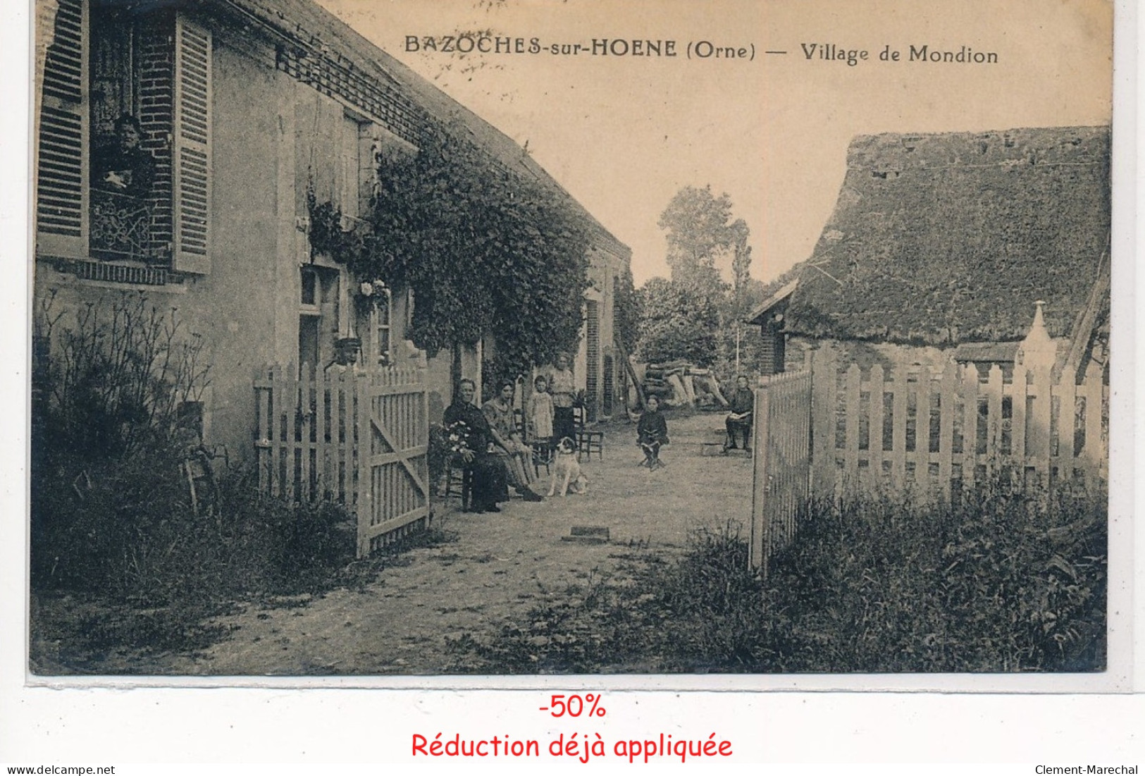 BAZOCHES-sur-HOENE : village de mondion - tres bon etat