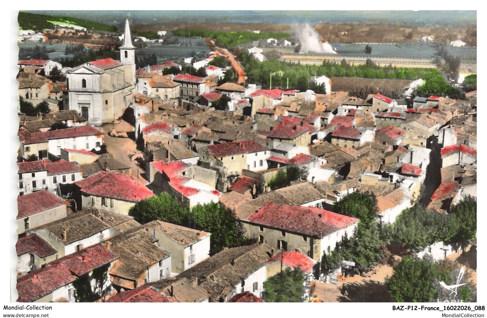 BAZP12-1153-84 - En avion au dessus de CAUMONT-sur-DURANCE - Vue generale