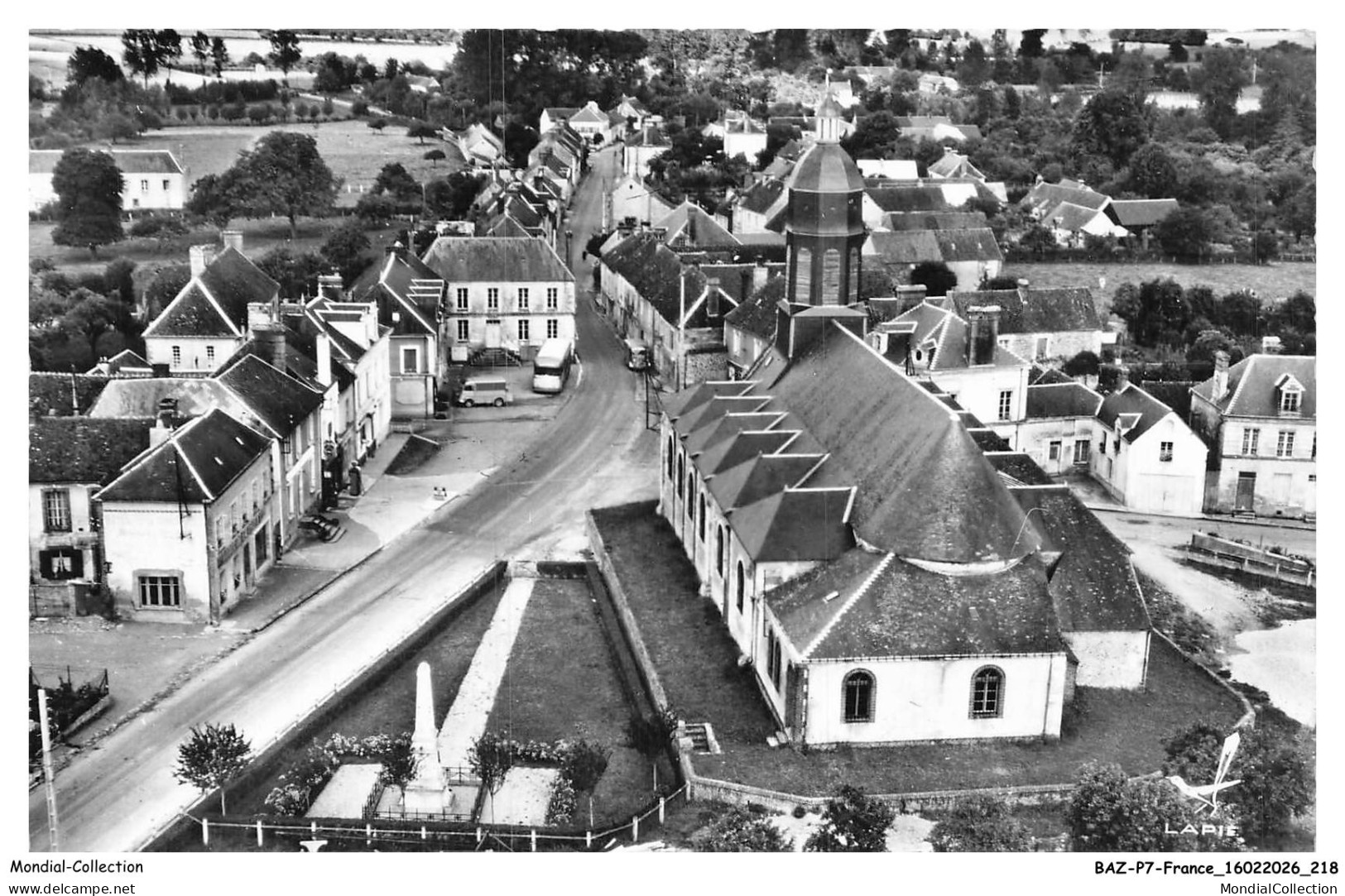 BAZP7-0725-61 - En avion au dessus de BAZOCHES-sur-HOENE - Vue generale