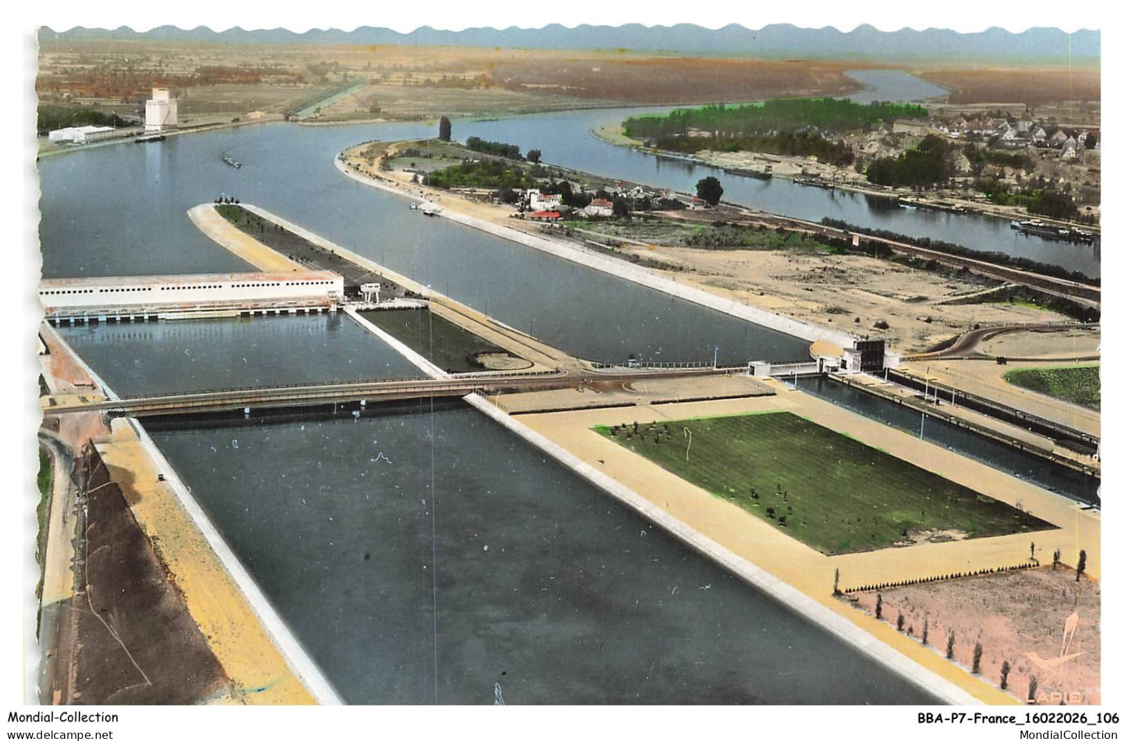 BBAP7-0663-68 - En avion au dessus de LE BARRAGE de VOGELGRUN - Vue generale