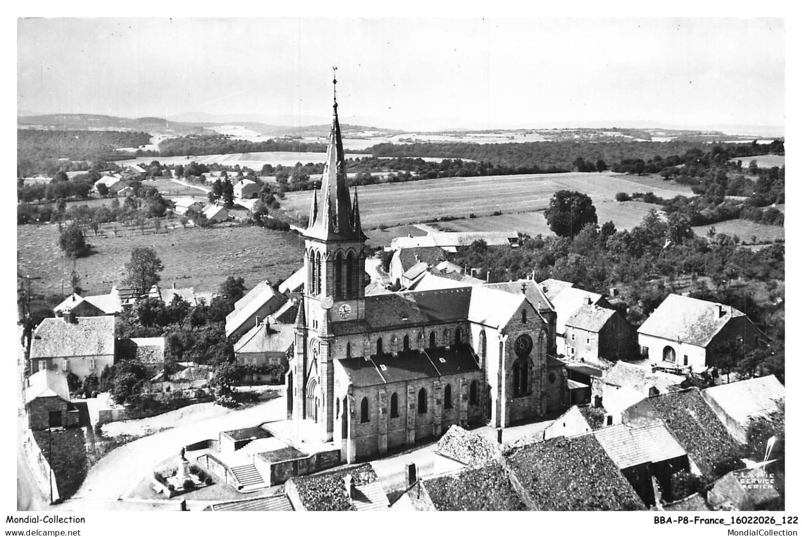 BBAP8-0779-70 - En avion au dessus de NOROY-LE-BOURG - L'eglise