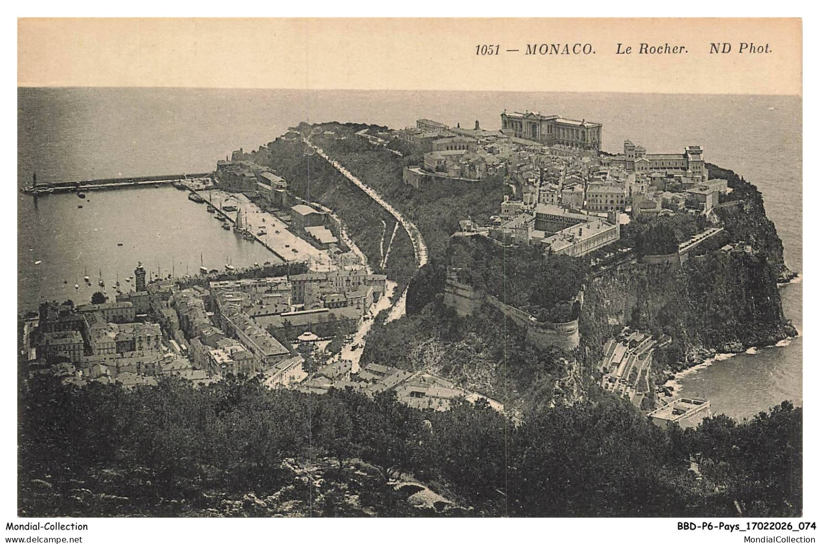 BBDP6-0612-MONACO - Le rocher