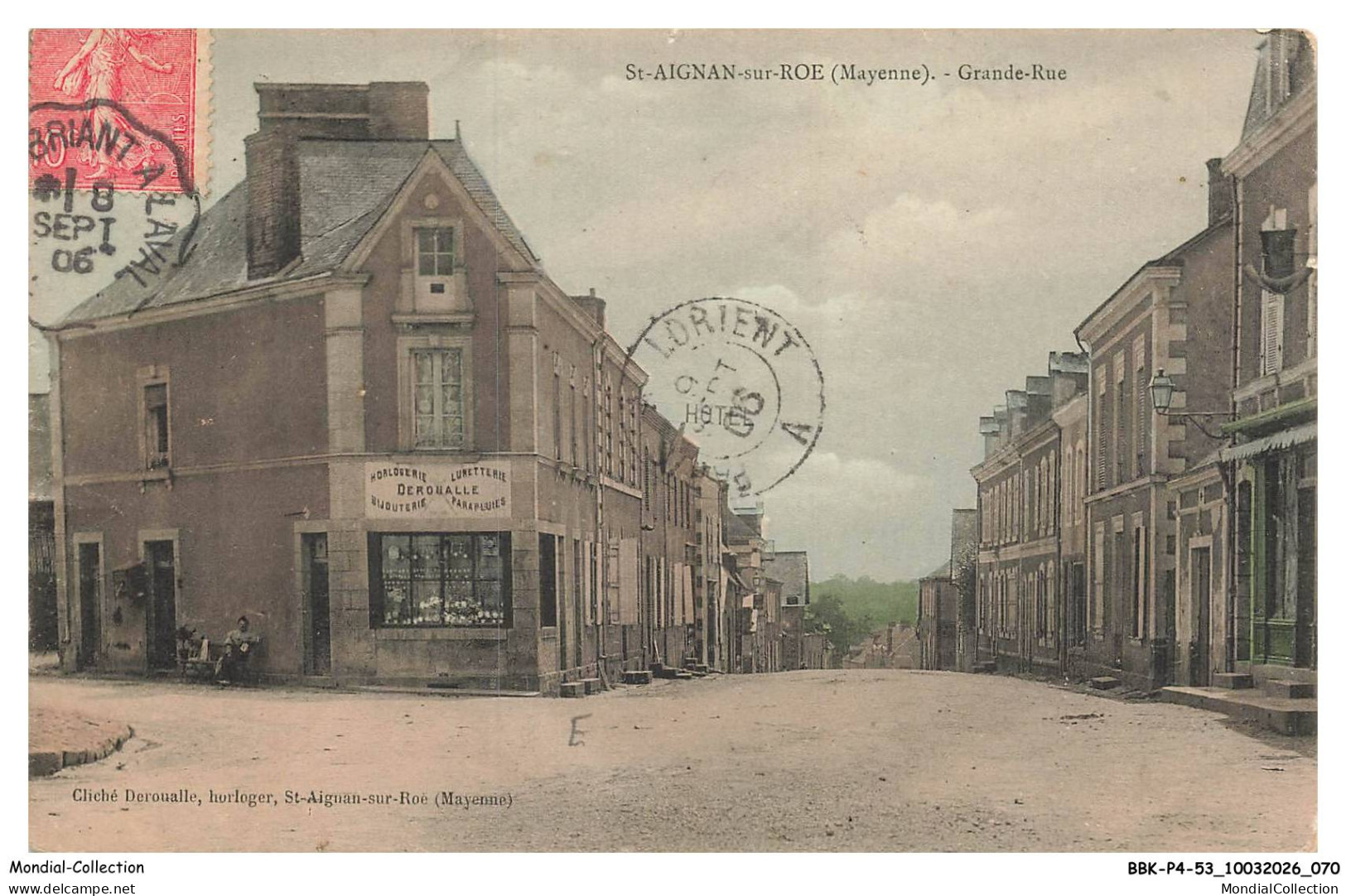 BBKP4-0306-53 - SAINT-AIGNAN-SUR-ROE - MAYENNE - GRANDE-RUE