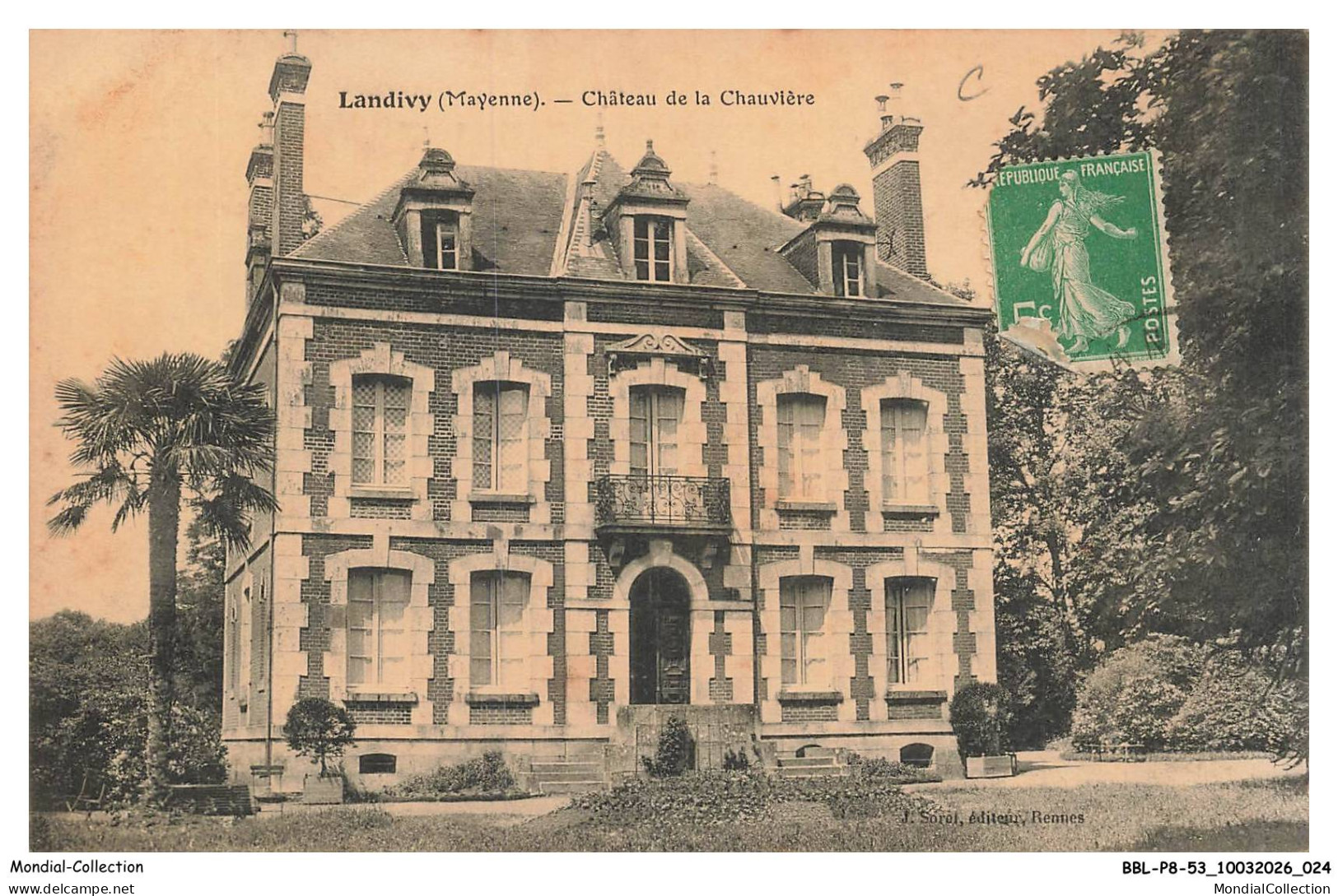 BBLP8-0697-53 - LANDIVY - Chateau de la chauviere