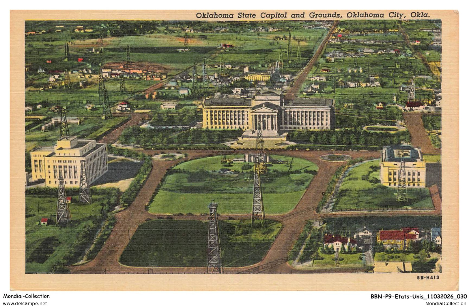 BBNP9-0504-ETAT-UNIS - Oklahoma State Capitol and Grounds - Oklahoma City - Okla