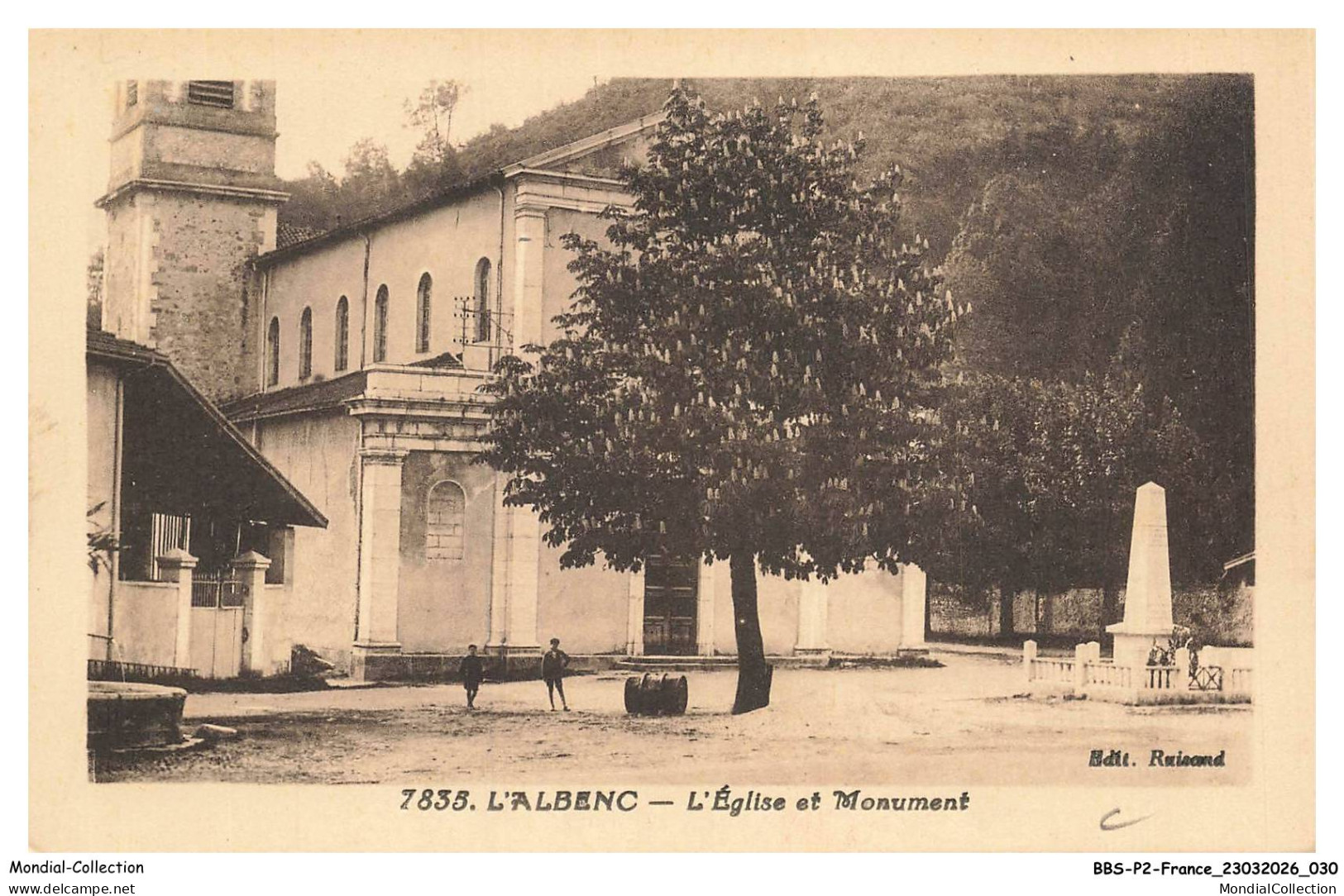 BBSP2-0117-38 - L'ALBENC - L'Eglise et Monument