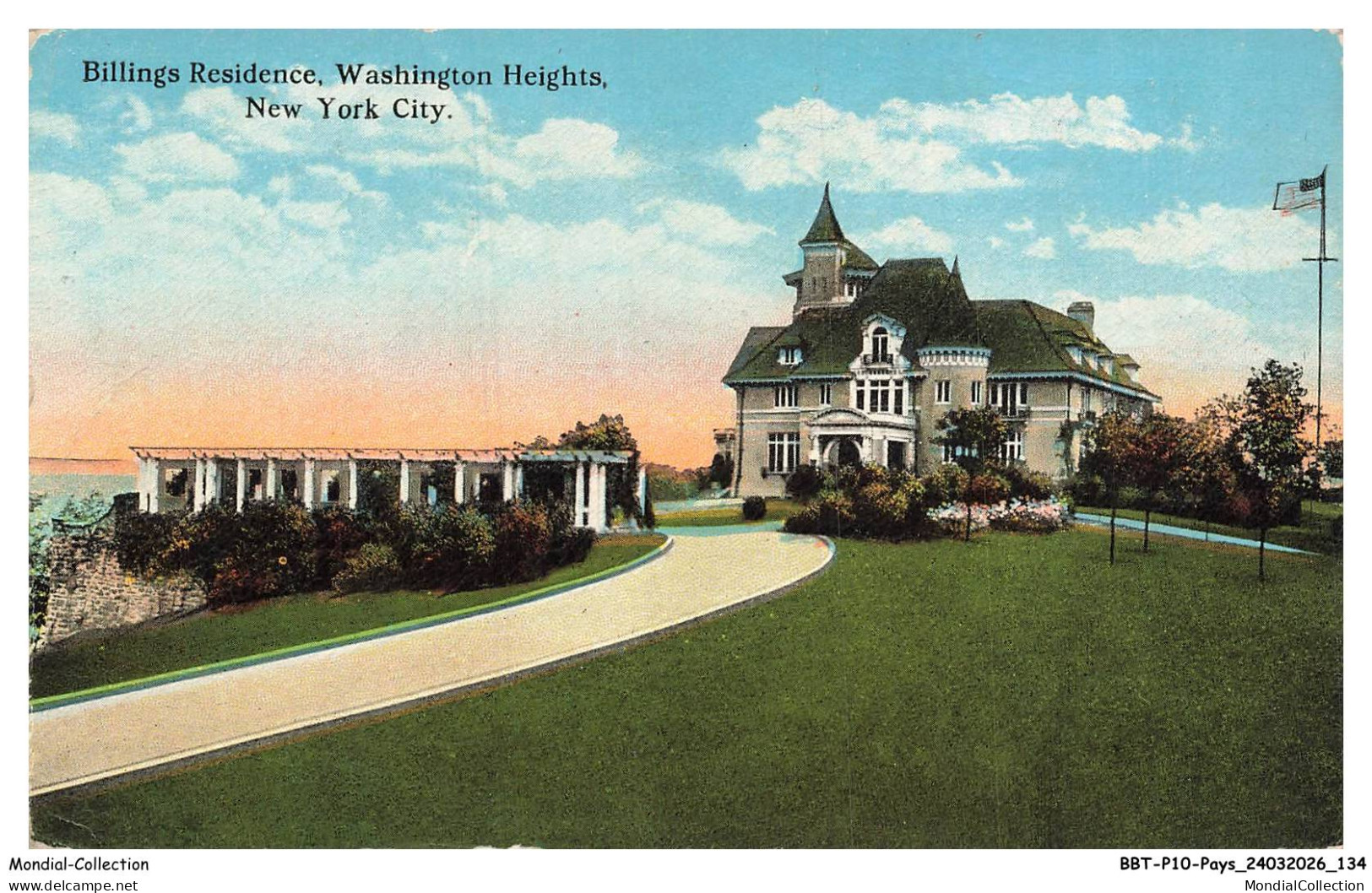 BBTP10-0954-ETATS-UNIS - WASHINGTON - Billings residence - Washington heights - New york city