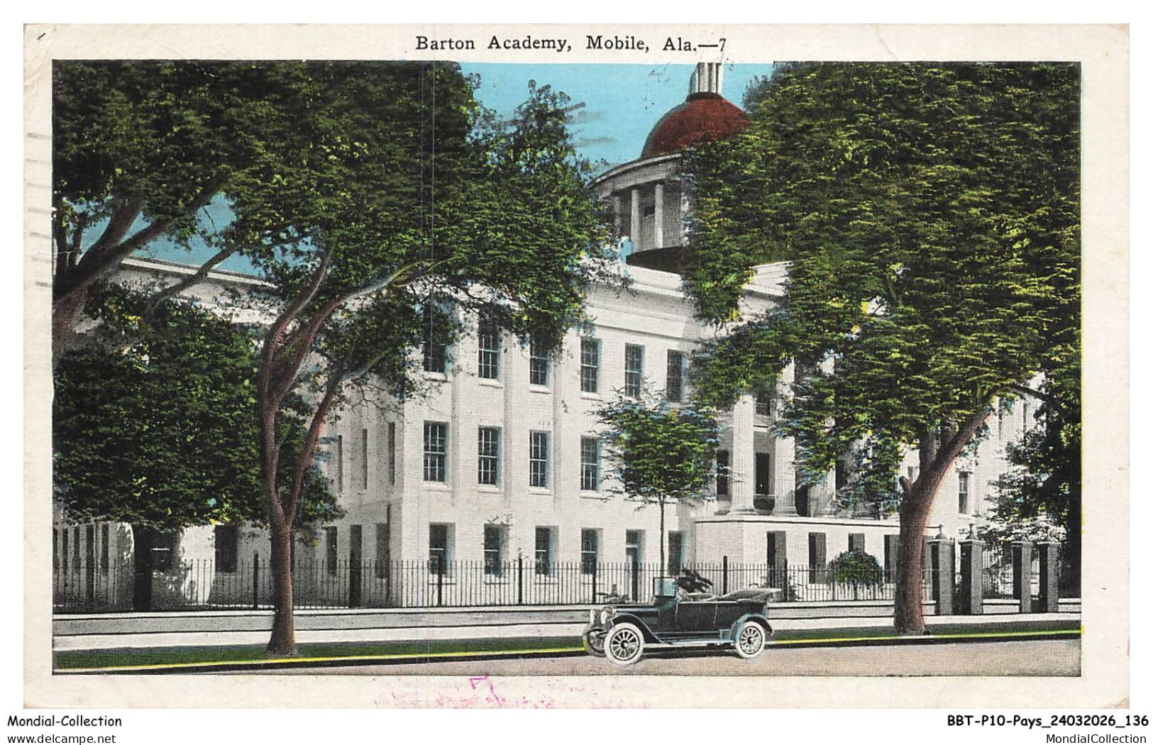 BBTP10-0955-ETATS-UNIS - ALABAMA - Barton academy - Mobile
