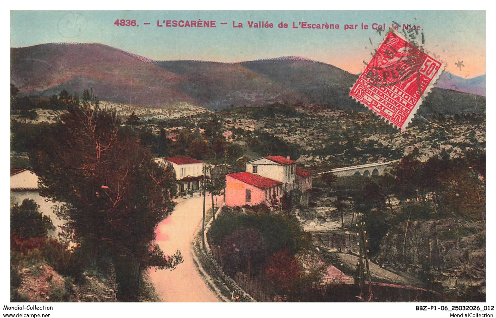 BBZP1-0007-06 - L'ESCARENE - La vallee de l'Escarene par le col
