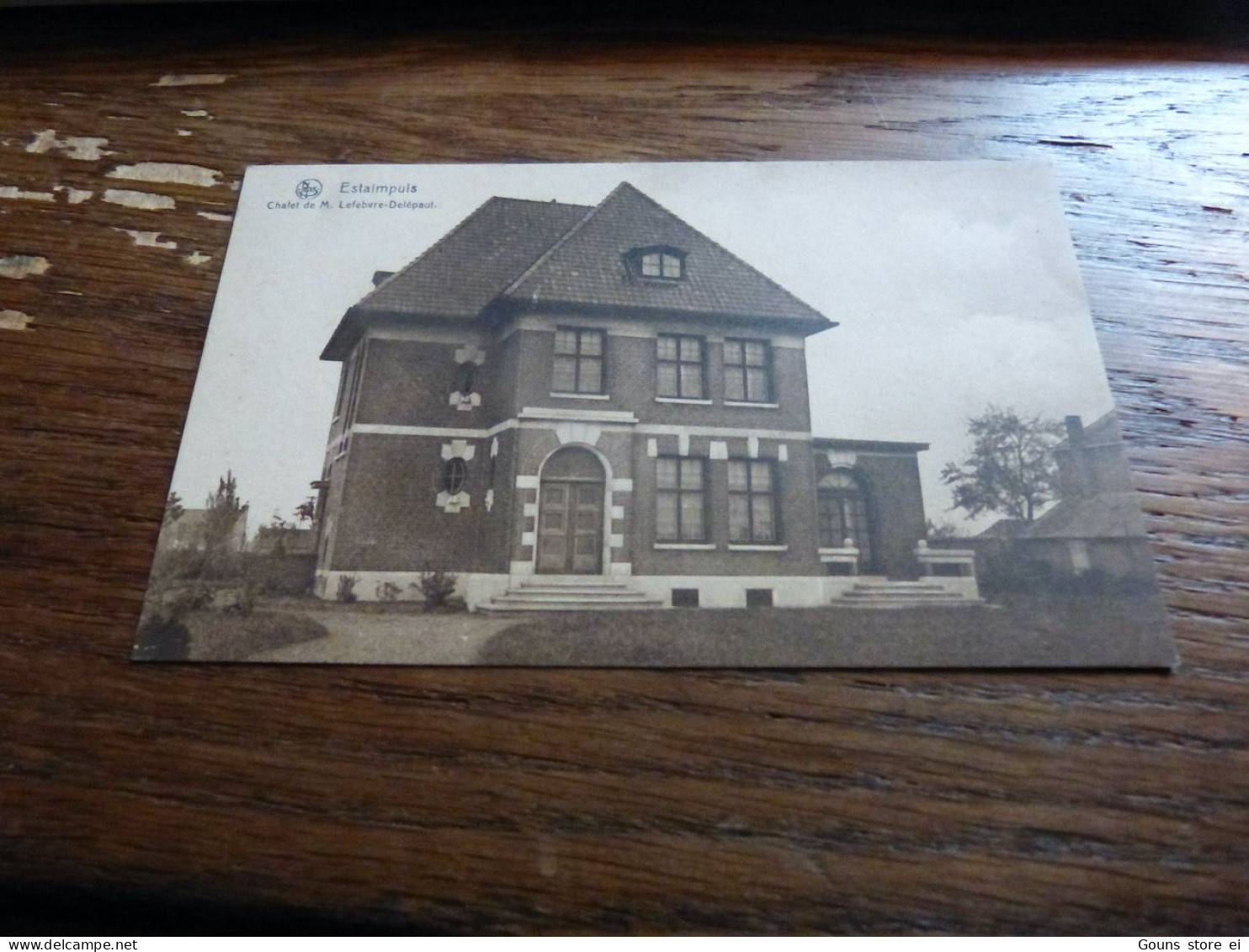 BC1-9 Cpa Estaimpuis Chalet de M Lefebvre Delépaut