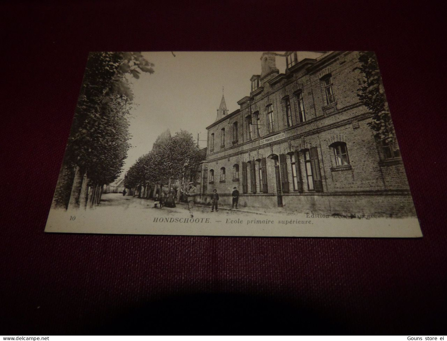 BC14-50 Cpa Hondschoote Ecole primaire supérieure  Hondshoote