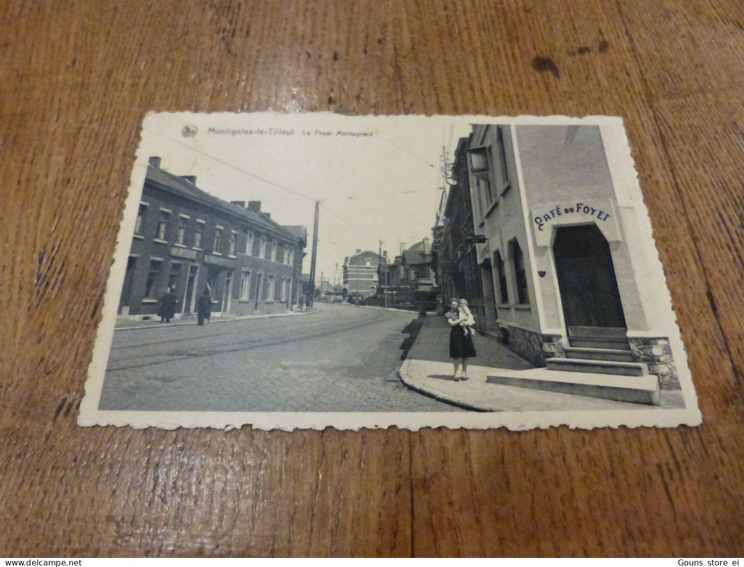 BC14-52 Cpa  Montignies le Tilleul le foyer montagnard café Montigny le Tilleul