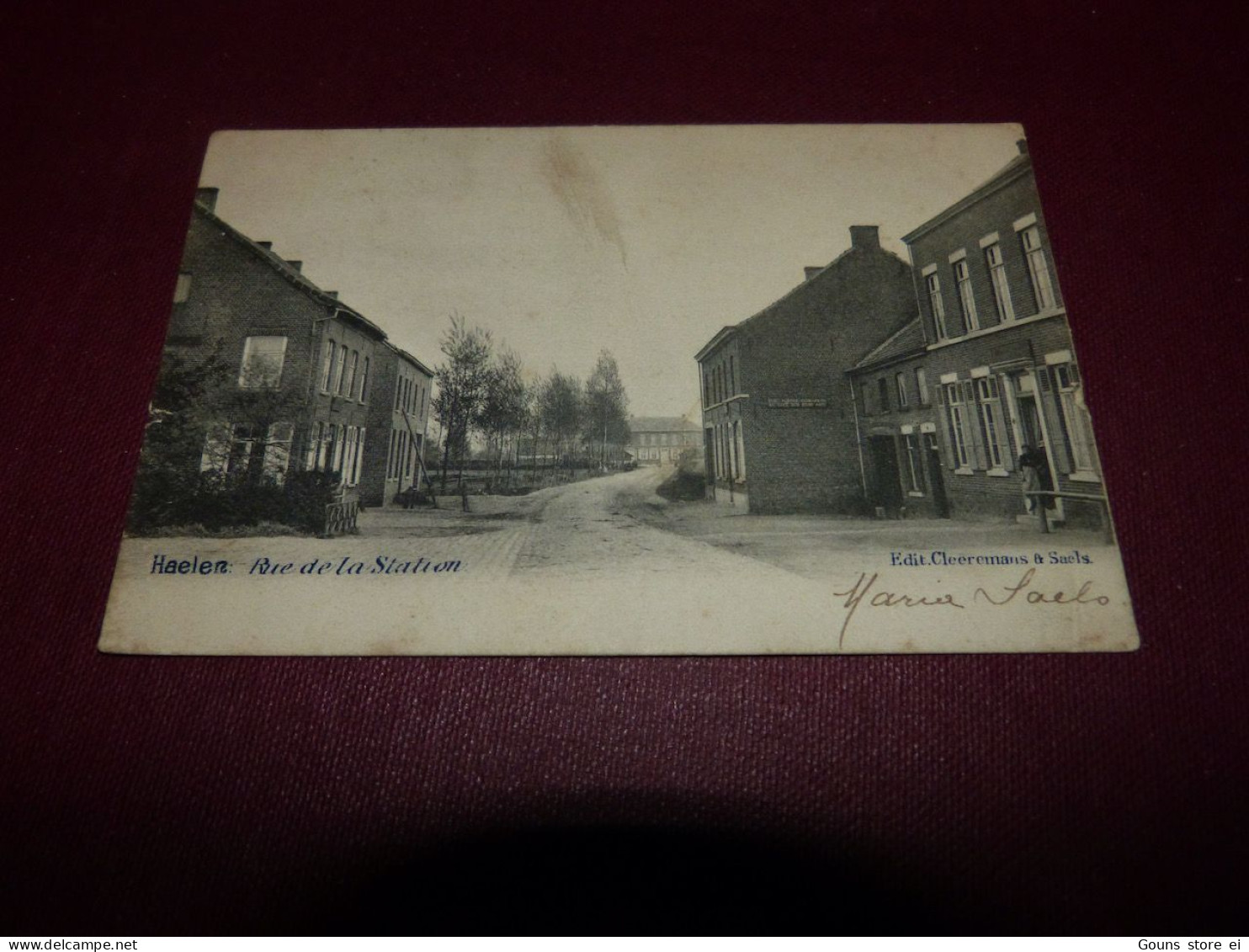 BC14-53  Cpa  Haelen rue de la station Halen