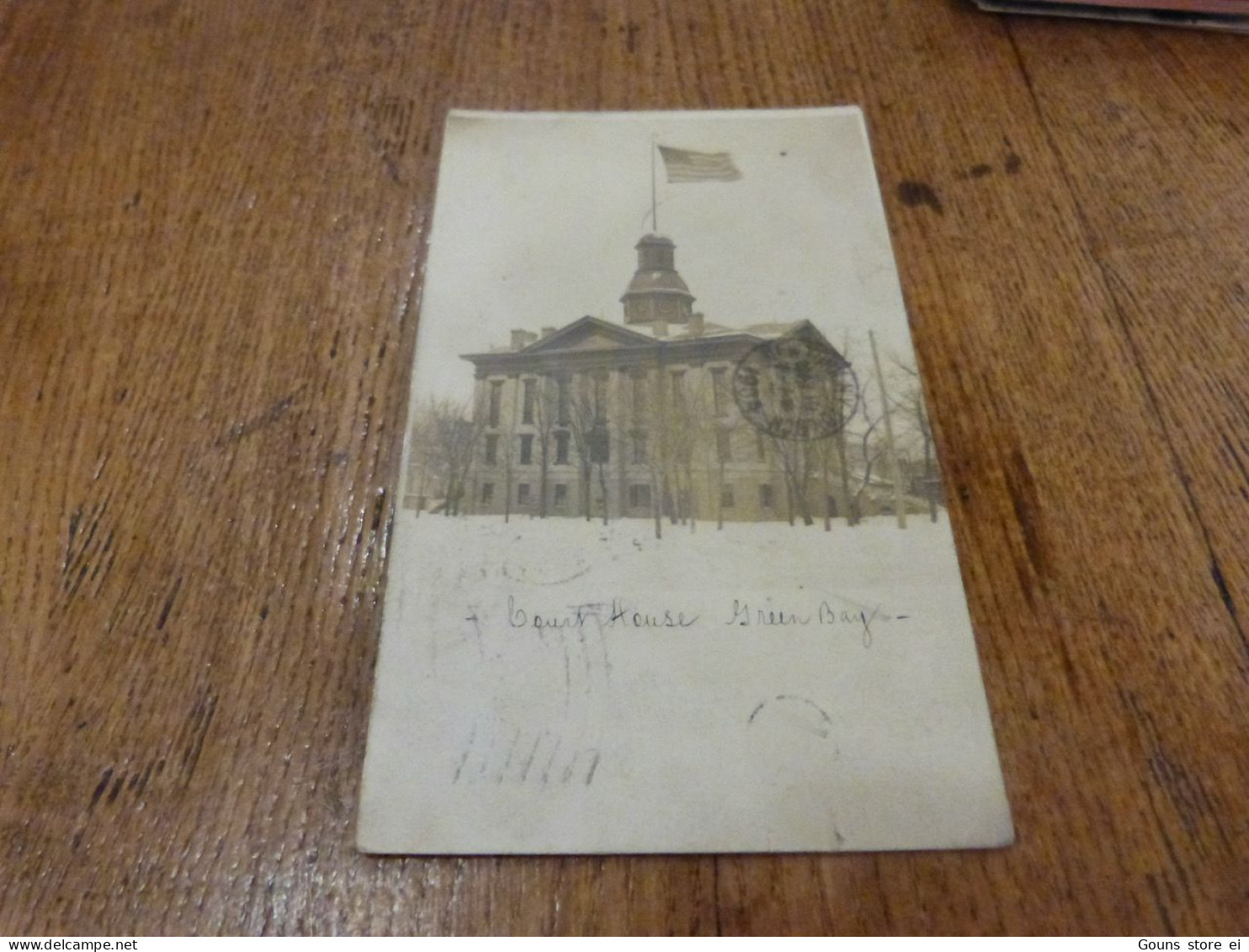 BC14-59 Carte photo Green Bay Court house 1904