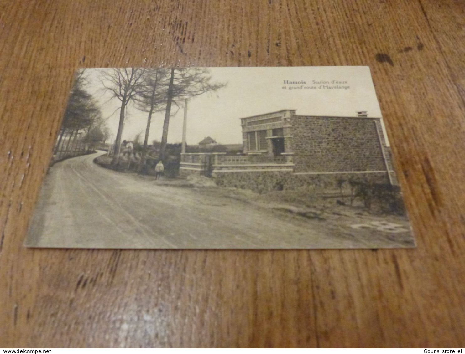 BC14-59 Cpa  Hamois station d'eaux et grand route d'Havelange