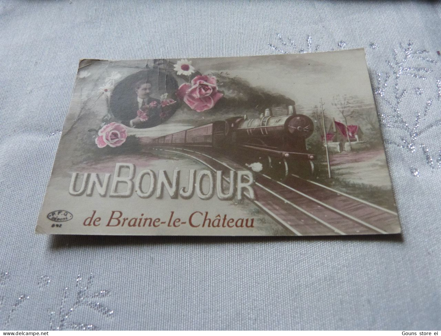 BC14_67 Cpa Une pensée de Braine le CHateau