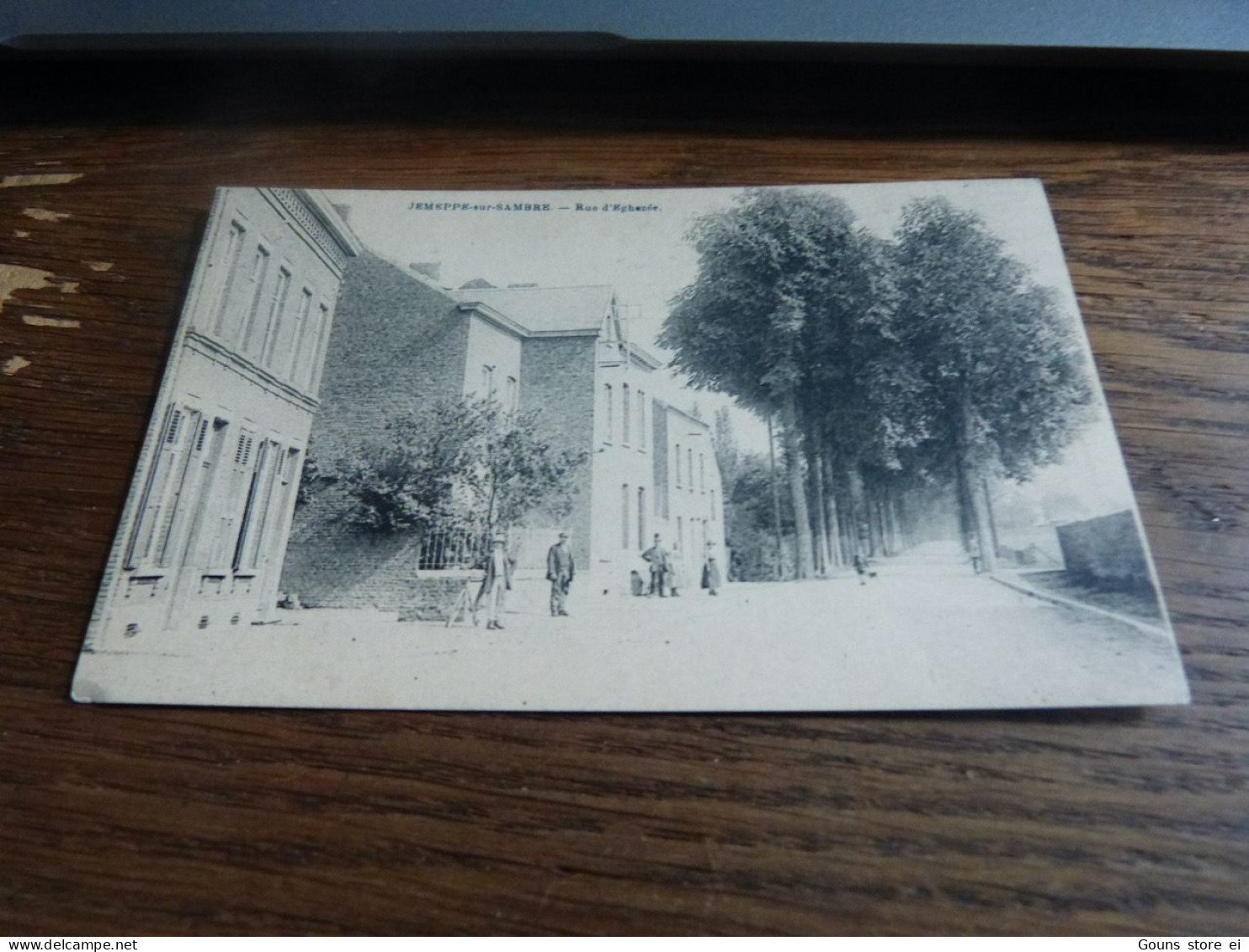 BC16-65 Cpa Jemeppe sur Sambre rue d'Eghezée