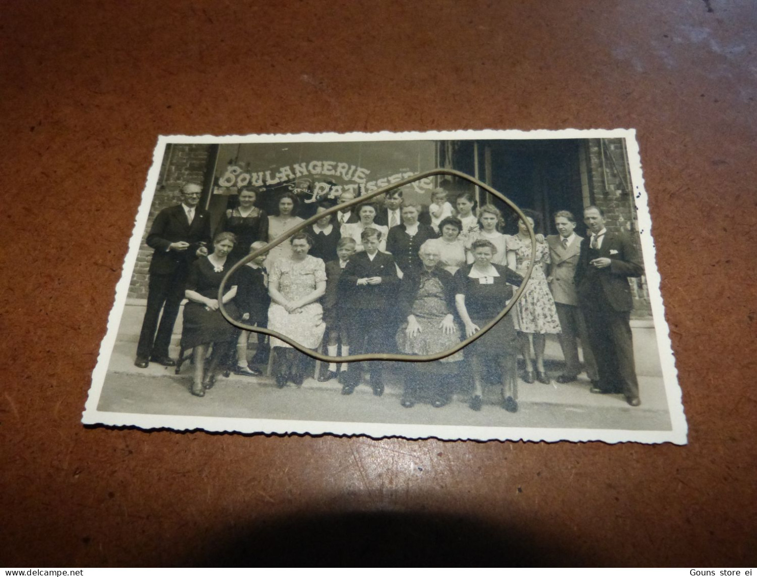 BC28-11 Carte photo Sambreville Auvelais Boulangerie Patisserie