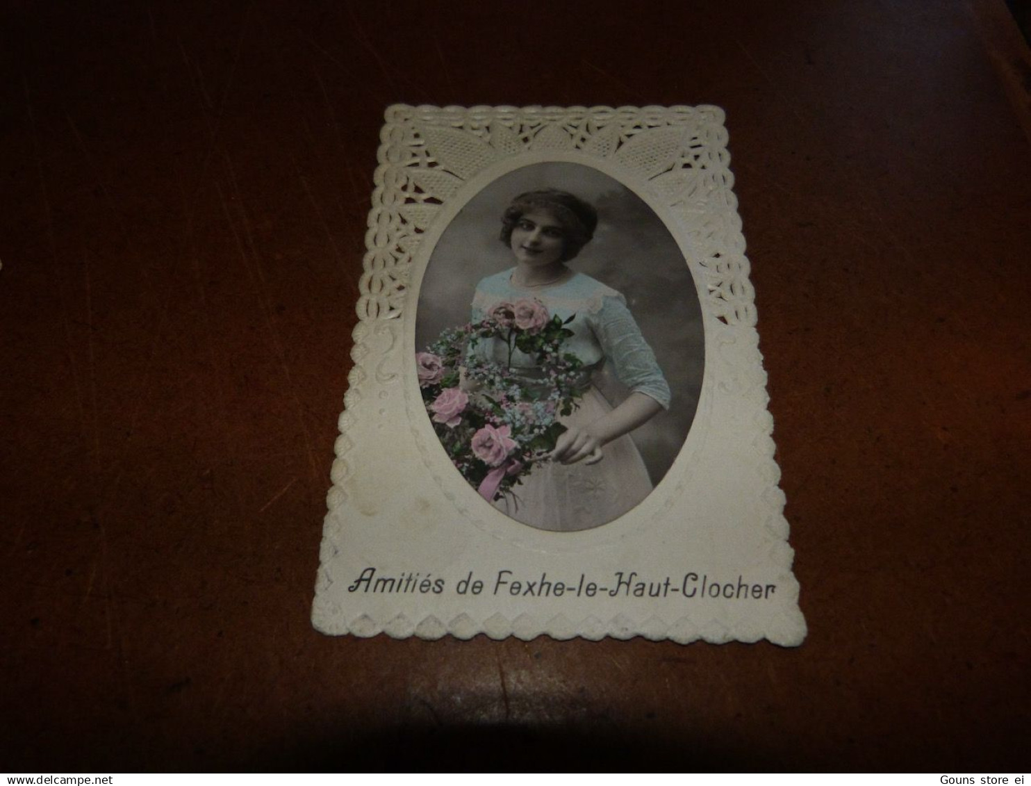 BC28-25 Cpa Souvenir - Bonjour - AMitié - Kus  - Baiser -  Pensée  -    : de Fexhe le Haut Clocher