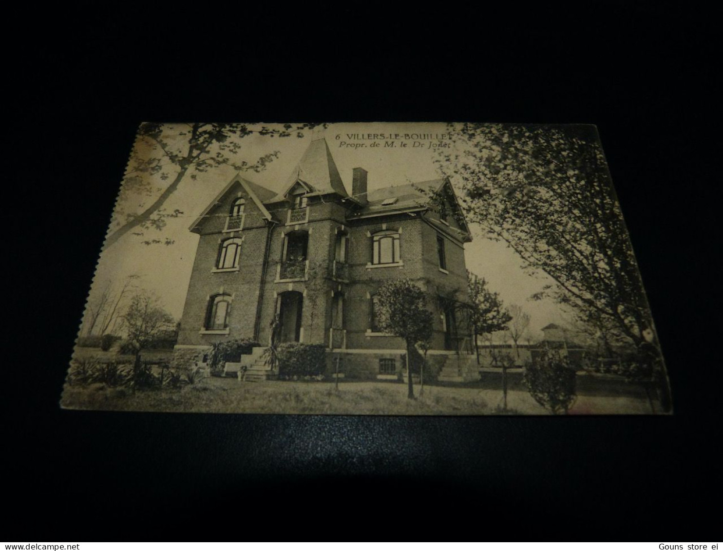 BC28-3 Cpa  Villers le Bouillet Propriété de M de Dr JOnet
