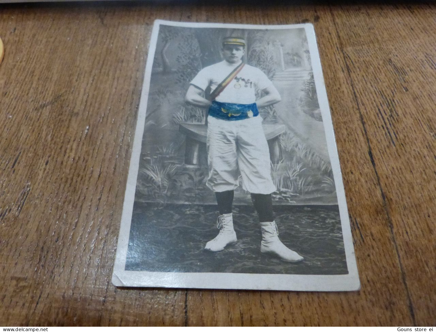 BC31-67  Carte photo Sportif ? A Malevez Jemeppe sur Sambre