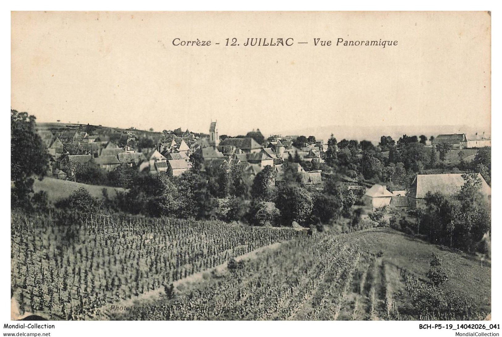 BCHP5-0430-19 - JUILLAC - vue panoramique
