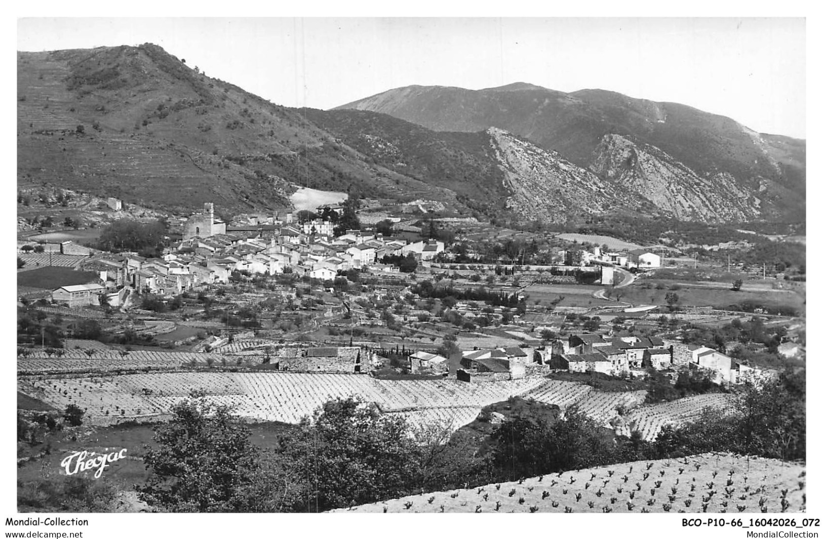 BCOP10-0994-66 - Pyrénées-orientales - SOURNIA - Vue générale