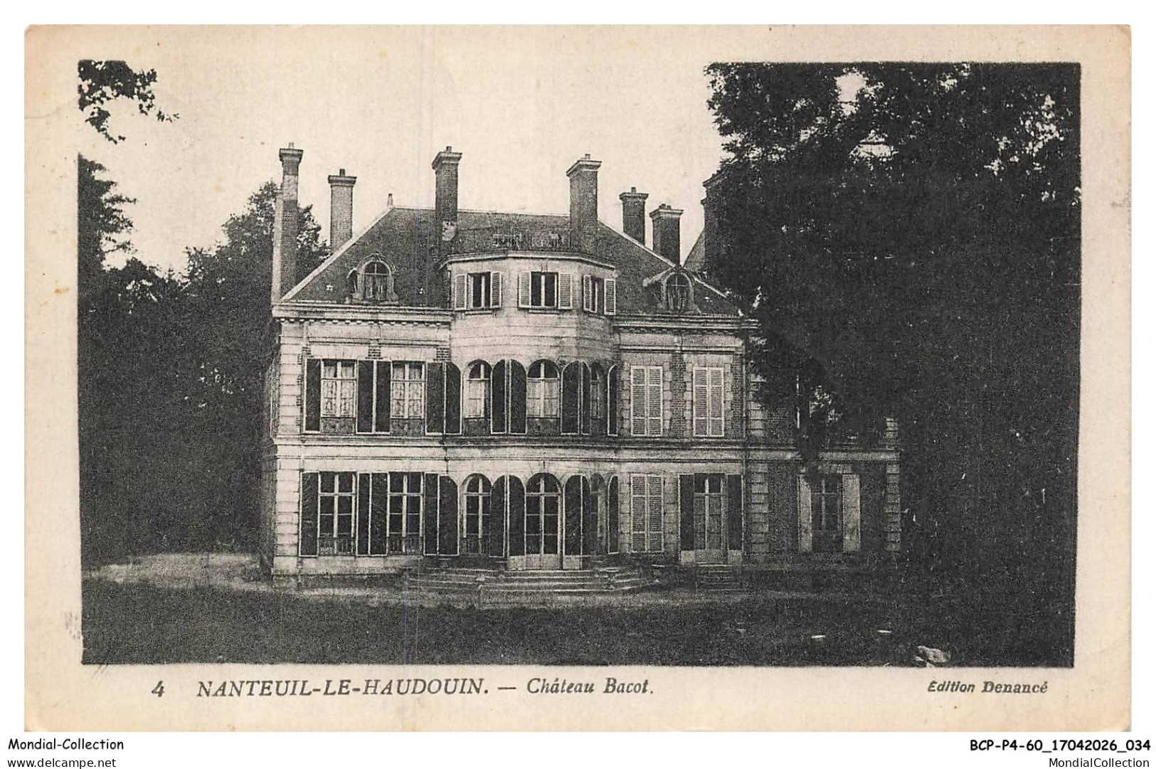 BCPP4-0260-60 - NANTEUIL-LE-HAUDOUIN - Chateau Bacot