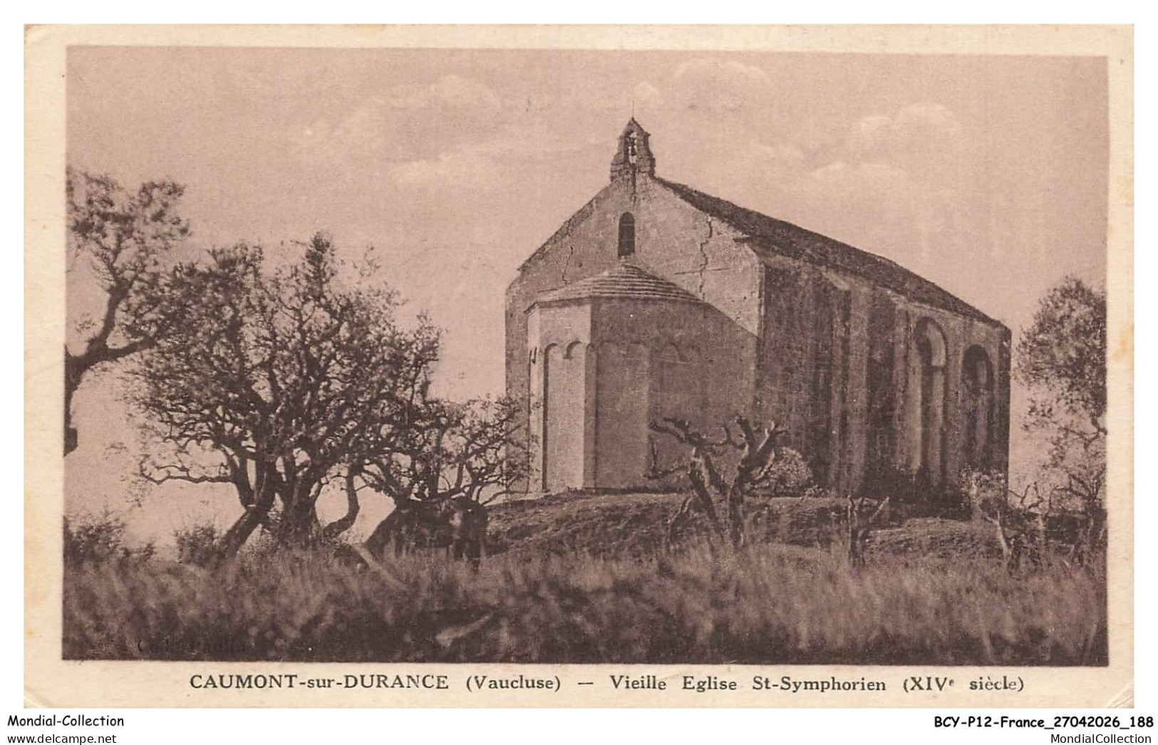 BCYP12-1092-84 - CAUMONT-SUR-DURANCE - Vaucluse - Vieille église saint-symphorien