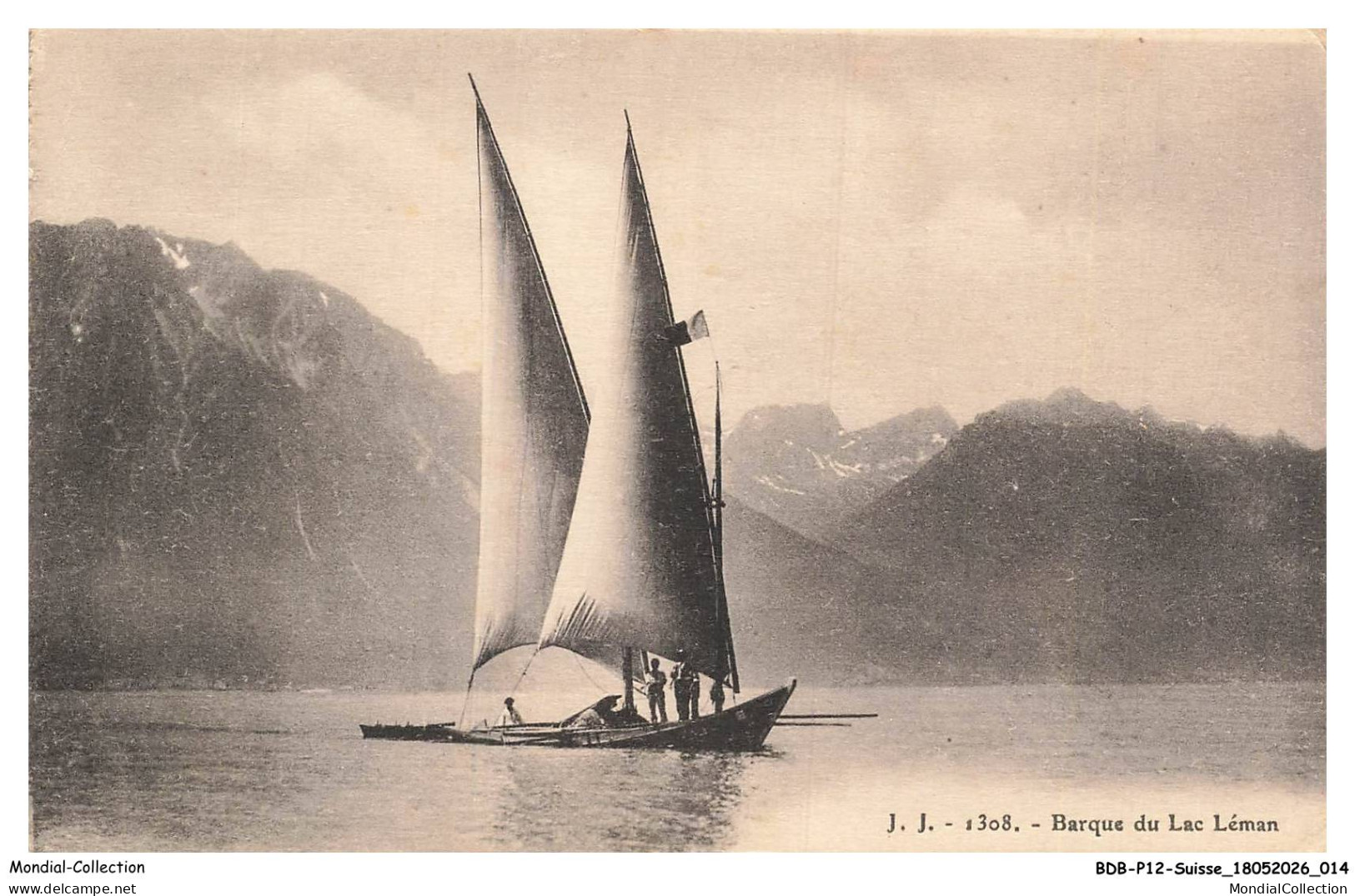BDBP12-0910-SUISSE - Barque du LAC LEMAN