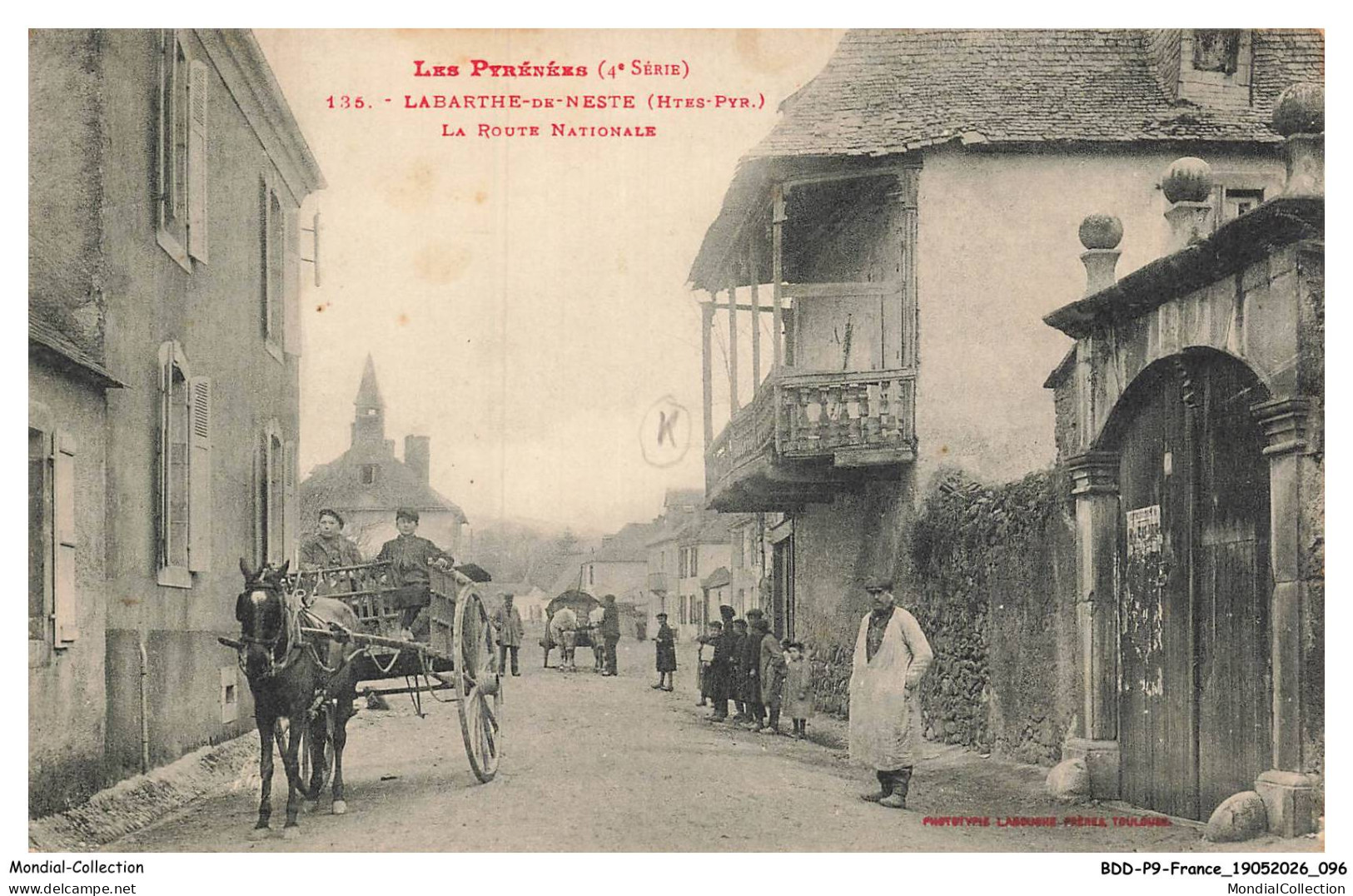 BDDP9-0808-65 - LA BARTHE-DE-NESTE - La route nationale