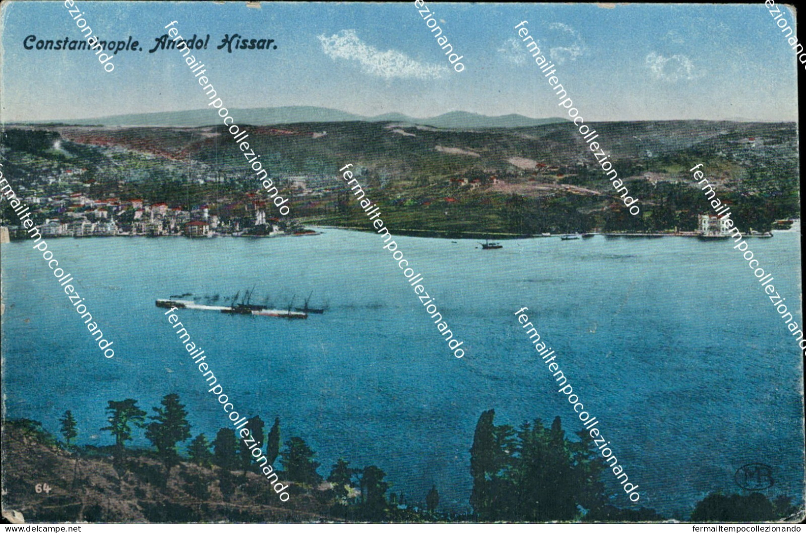 be487 cartolina constantinople anadol kissar turchia turkey