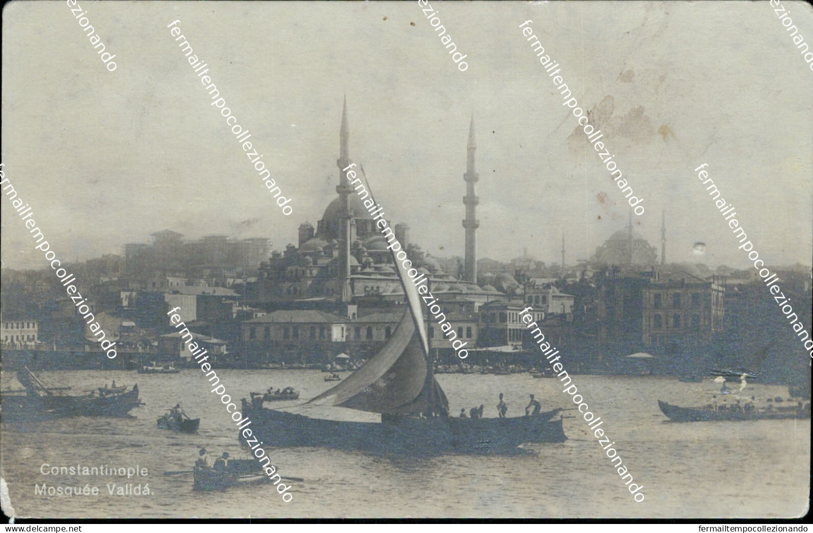 be495 cartolina constantinople mosquee valida'  turchia turkey