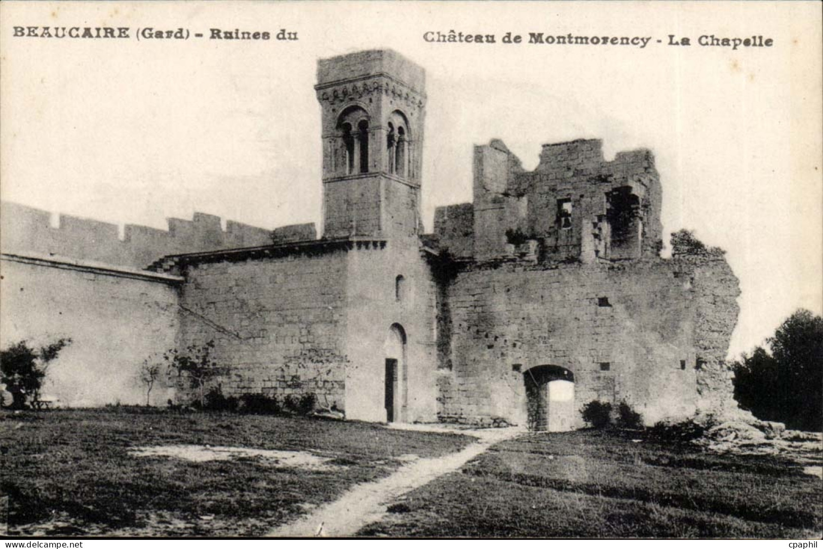 Beaucaire - Chateau de Montmorency - La Chapelle - CPA