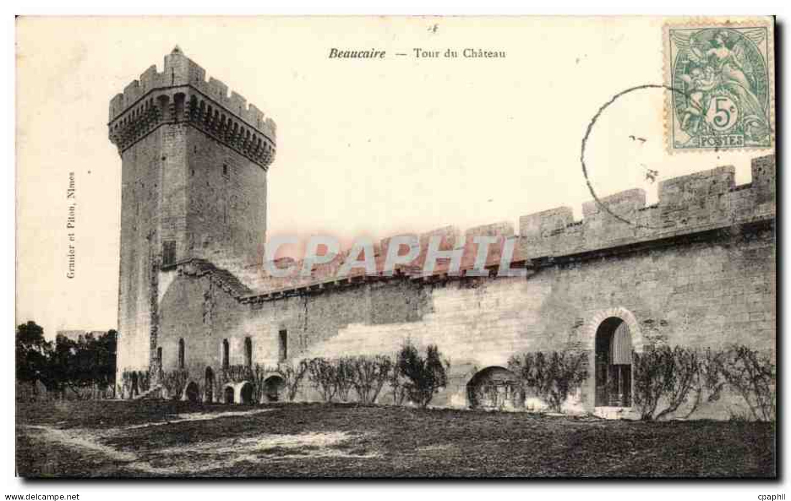 Beaucaire CPA Tour du chateau
