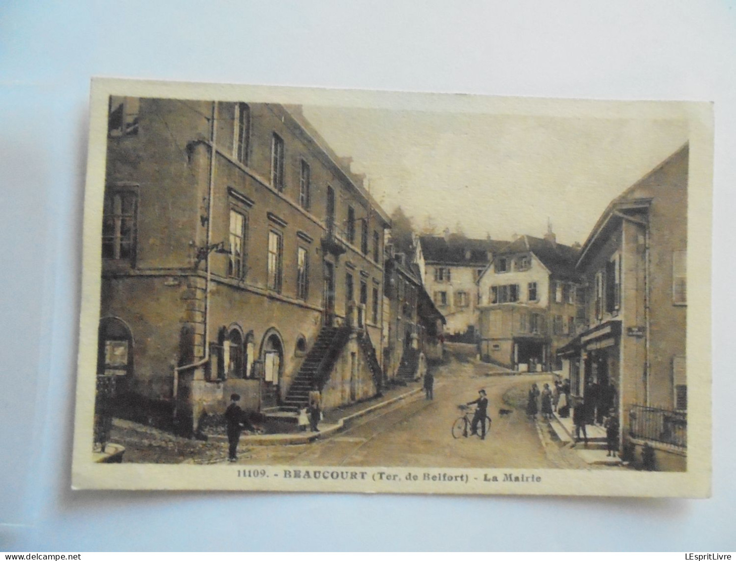 BEAUCOURT La Mairie Animée Carte Postale