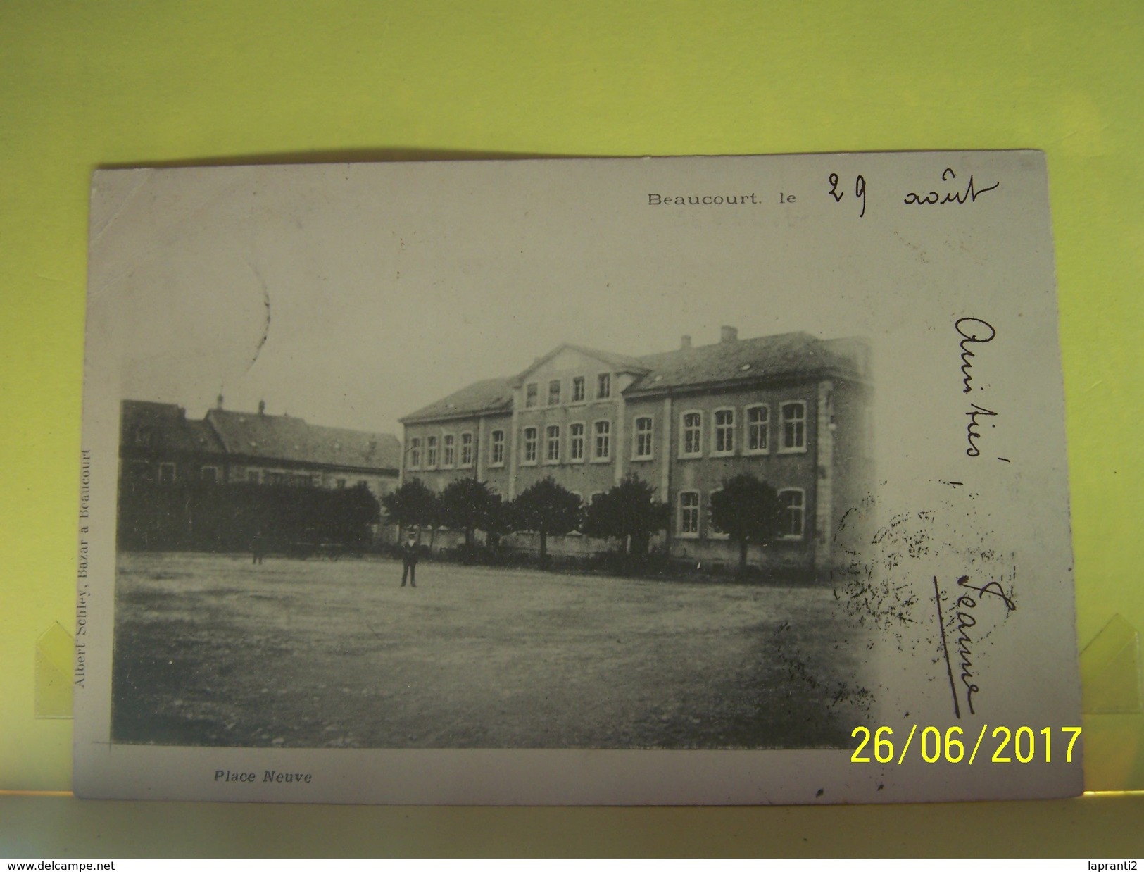 BEAUCOURT (TERRITOIRE DE BELFORT) PLACE NEUVE.