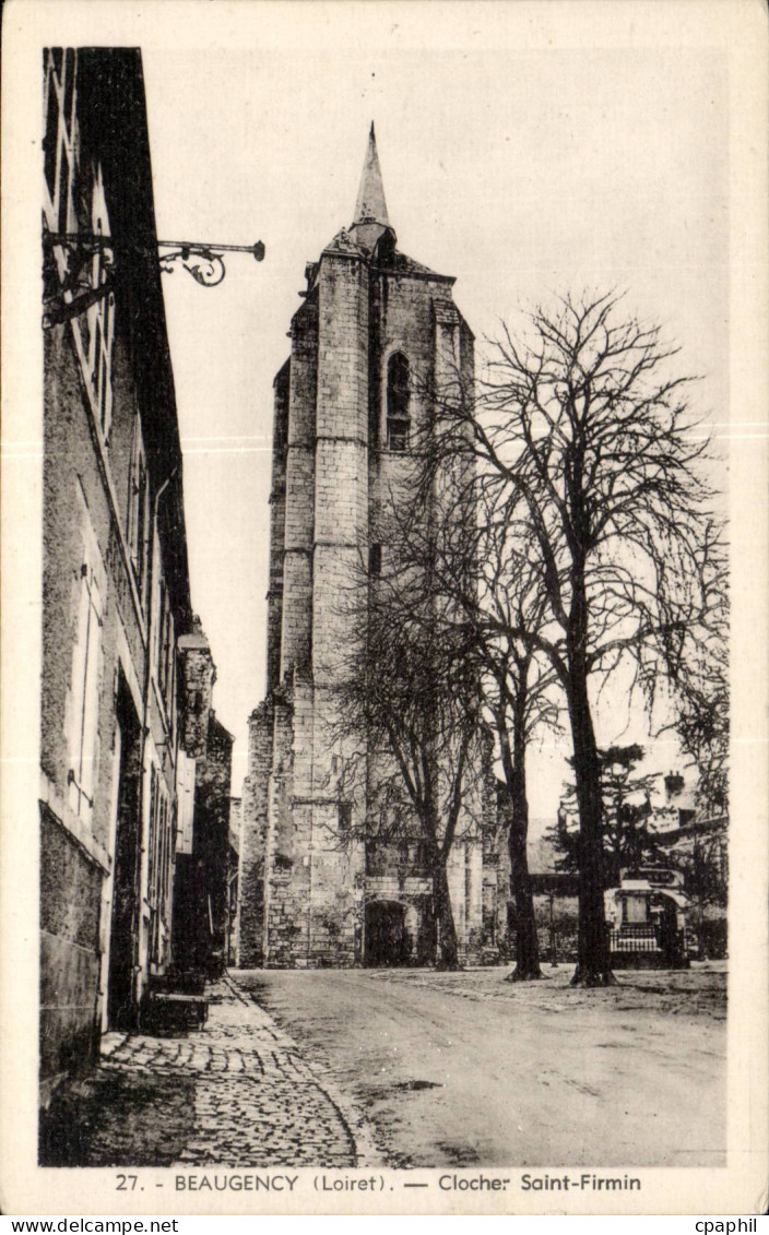 Beaugency CPA Clocher Saint Firmin