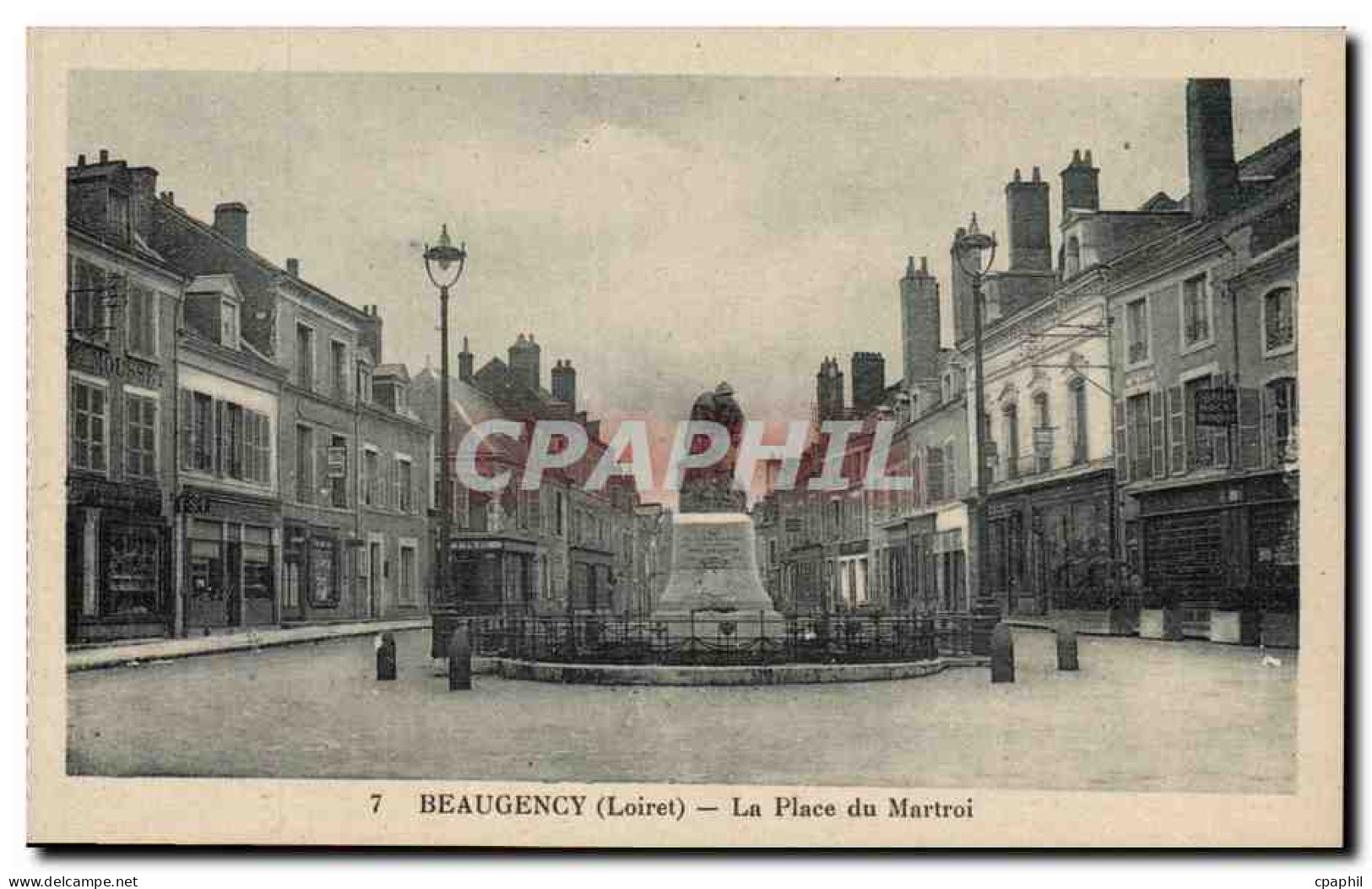 Beaugency CPA La place du MArtroi