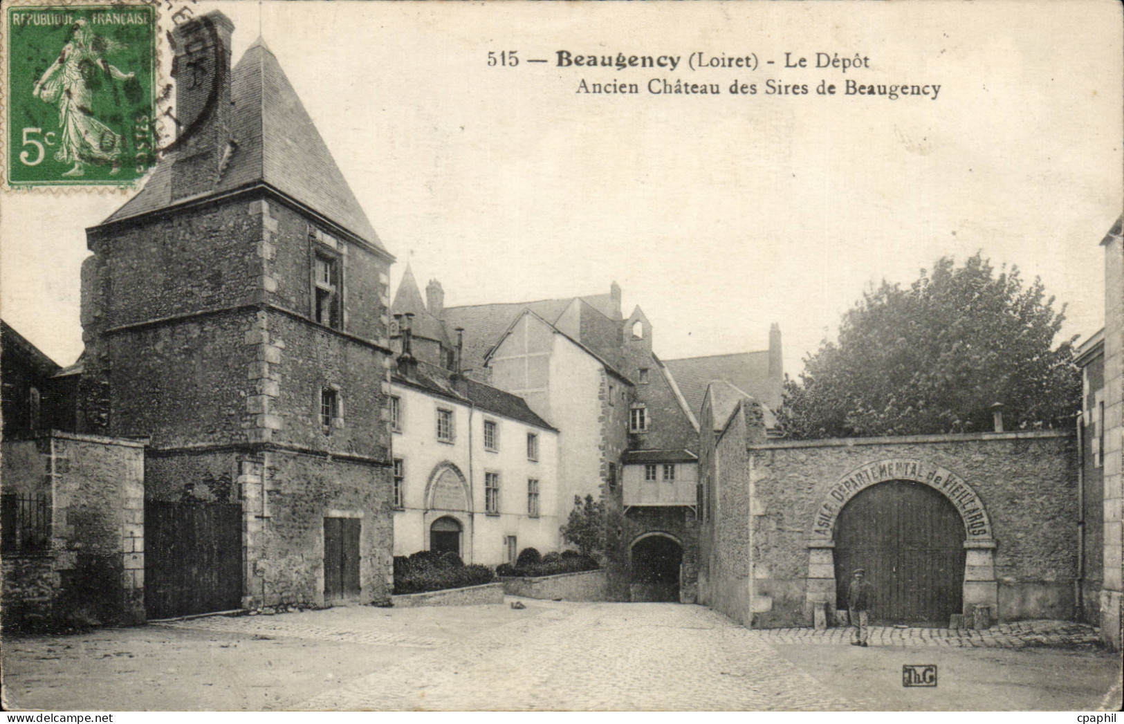 Beaugency CPA Le depot Ancien chateau des Sires de Beaugency (asile de vieillards)