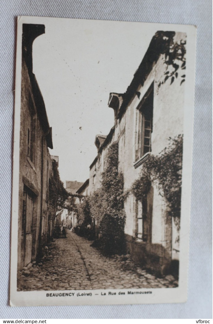 Beaugency, la rue des Marmousets, Loiret 45