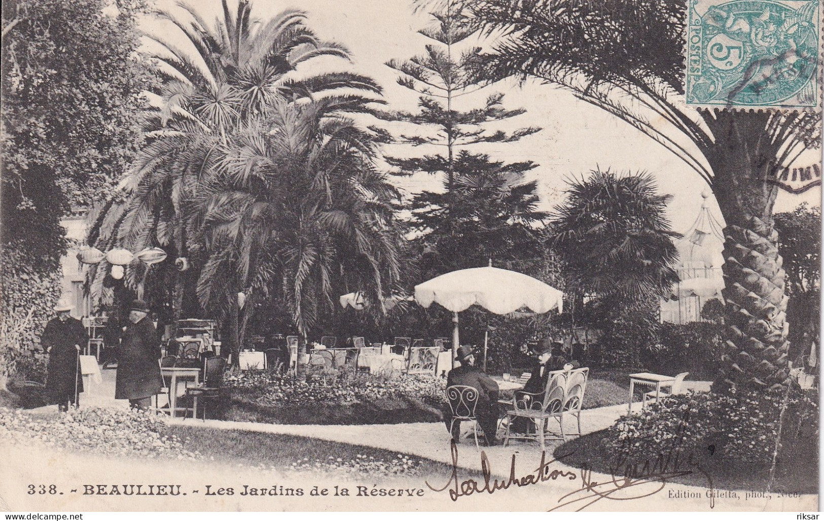 BEAULIEU SUR MER(RESTAURANT LA RESERVE)