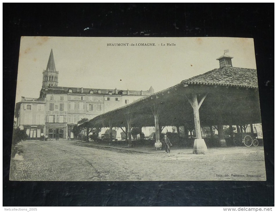 BEAUMONT-DE-LOMAGNE - LA HALLE - 82 TARN ET GARONNE (N)