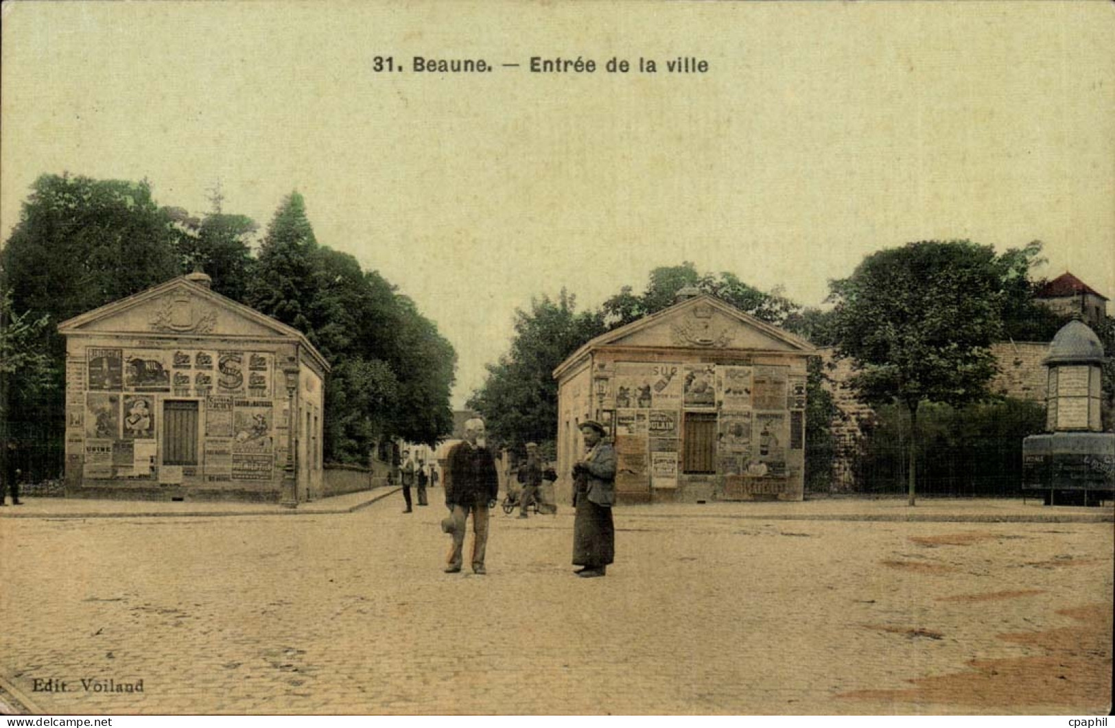 Beaune CPA Entree de la ville