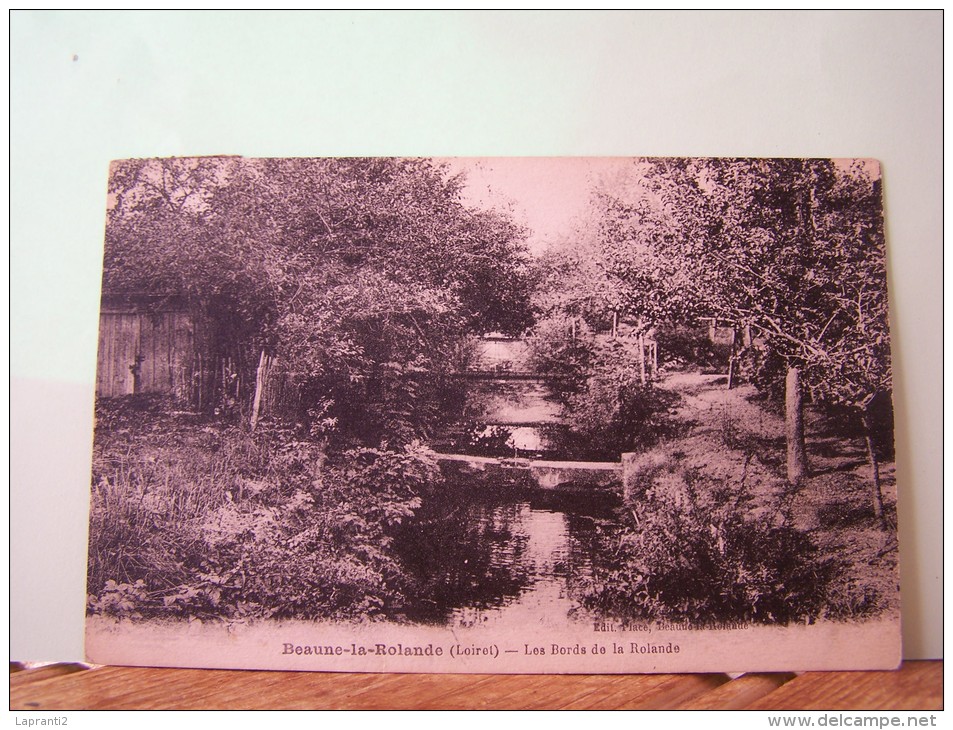 BEAUNE-LA-ROLANDE (LOIRET)  LES BORDS DE LA ROLANDE.