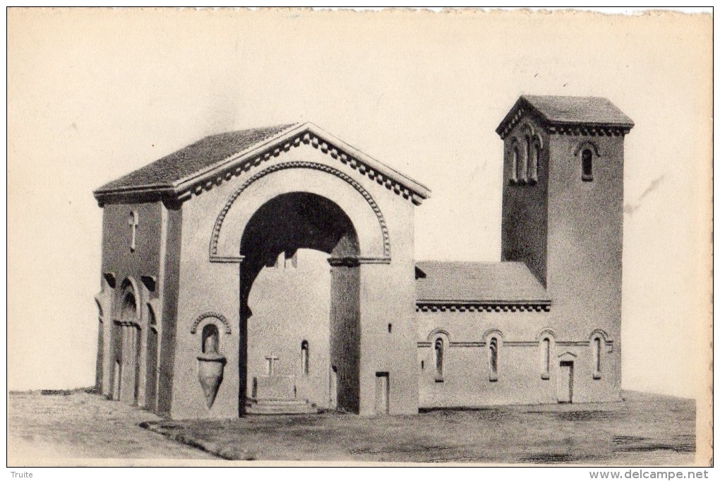 BEAURAING MAQUETTE DE LA CHAPELLE EN CONSTRUCTION