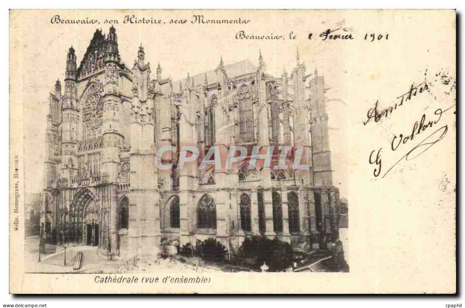 Beauvais CPA cathedrale